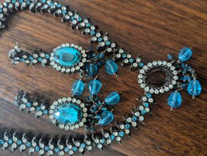 Blue Stones jwellery Set