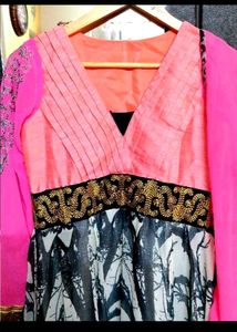 Elegant Gown Set 🩷🖤