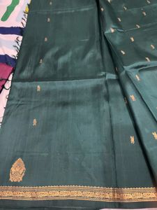 Elegant Silk Green Saree