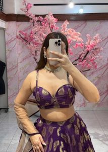 Purple Lehenga Choli Set