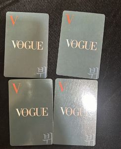 BTS vogue Taehyung Photocards - combo Of 15