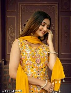 Gorgeous Mustard Sharara Suit 🧡