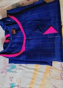 Girs Kurti Blue Colour