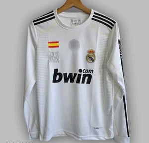 Real Madrid Long Sleeve retro Jersey 2009 Cr7