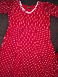Red Polka Dot Dress