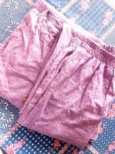 🪻Lavender Linen Beutiful Co-ord Set