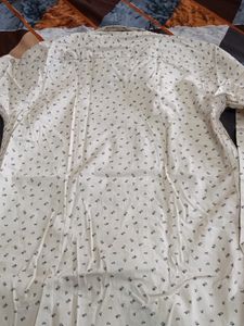 Beige Colour Printed Shirt