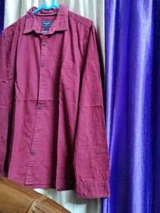 Maroon Casual Shirt