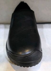 Black Leather Shoes Size 8