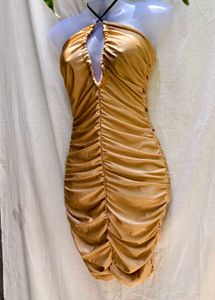 I. SEXIEST RUCHED MINI BODYCON