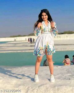 Floral Print Fit &amp; Flare Dress