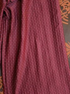 Maroon Polka Dot Palazzos