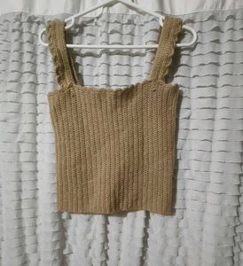 Crochet Knit Tank Top