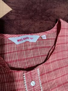 Vintage Welshire Plaid Top