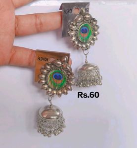 Oxidised Ear Rings