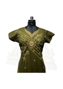 Elegant Olive Green Kurta