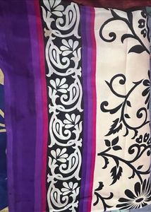 4 Combo Satin Crepe Soft  Saree