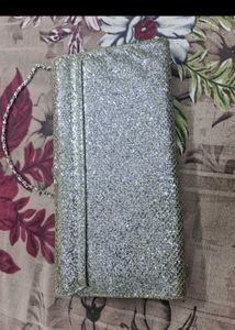 Silver clutch