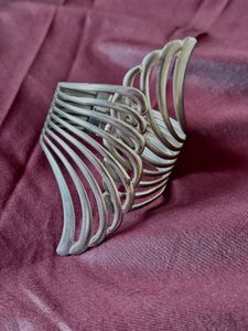 Silver Wing Cuff Bracelet