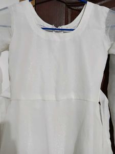 White Long Sleeve Dress