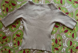 Ribbed knit top