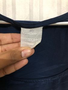 Blue Sleeveless Top