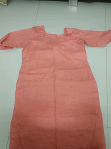 Peach Kurta