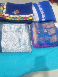 Beautiful  Blue Sarees