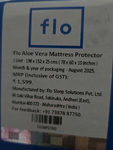 Aloe Vera Mattress Protector