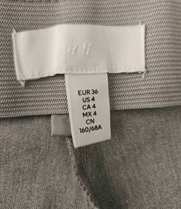 H&amp;M Grey Formal Pants for Women