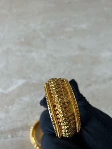 Elegant Gold Bangle Set