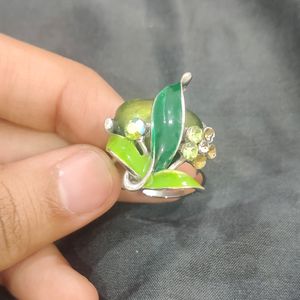 Green Stone Ring