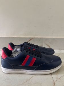 Mens Casual Navy Blue Shoes Size 9