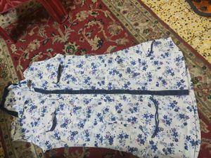 Cotton Long Top Floral 31 Inch Length
