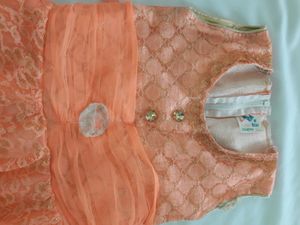 Orange Color Frock ( Girls )