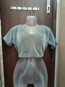 Beautiful Silver Blouse