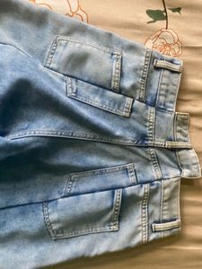 Wide Leg Denim Jeans