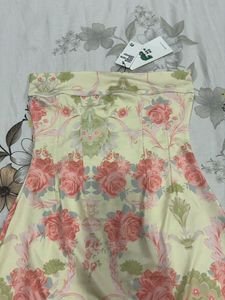 Floral Tube Neck Mini Dress