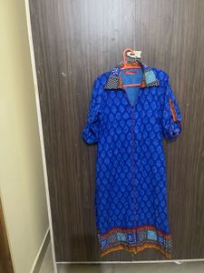 Kurta In Blue Colour