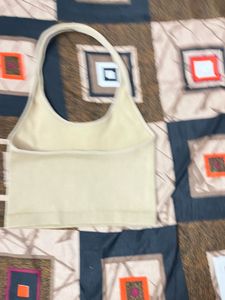Cute Beige Halter Top