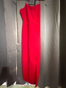 Shoulder Strap Slit Sheath Dress