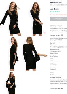 Black Pearl Bodycon Dress