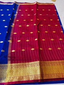 Banarsi Saree With Stitch Blouse