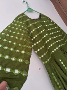 Elegant Green Ethnic Gown