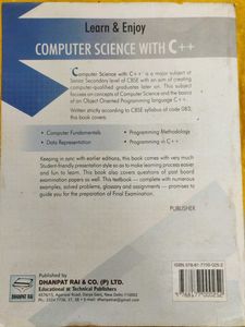 Computer Science with C++ Textbook