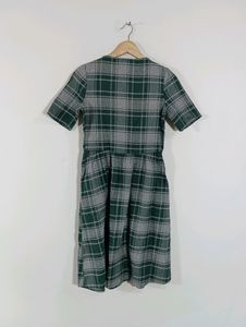 Multicolor Checks Casual Dress (Women)
