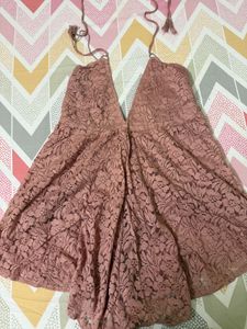 Lace Halter Dress Savana/asos/mango