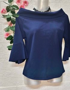 🎁Buy Two Get One Free🎁Elegant Navy Blue Top