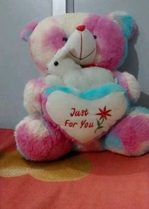 Colorful Teddy Bear 🧸❤️