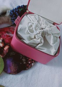 Pink Cosmetic Travel Case